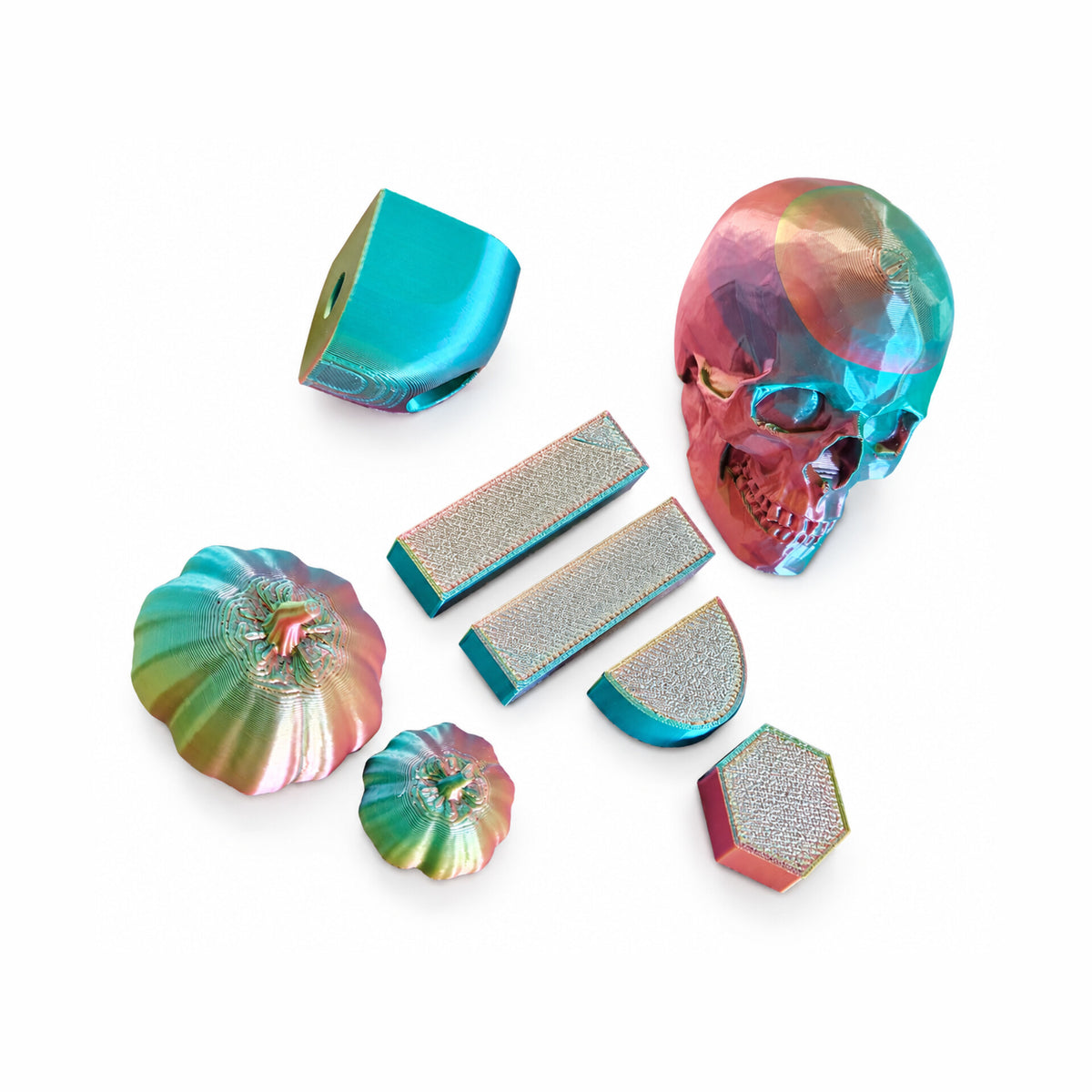 Skull and Pumpkins Adult Jumping Spider Set
