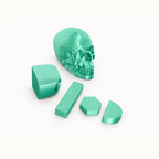 Adult Jumping Spider Set with Large Skull Decor