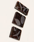 Black Sparkly Leaf Ledges