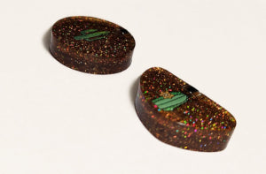 Gold Sparkly Cactus Ledges