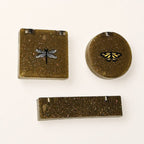 Gold Sparkly Insect Ledges